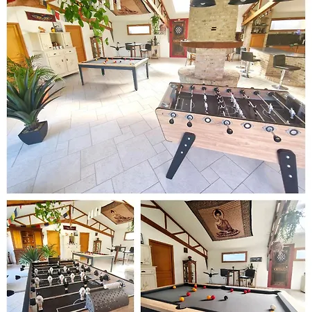 Les Karma Grande Maison De 180m Au Calme Avec Veritables Billard Babyfoot Et Cible Flechettes * Andres (Pas-de-Calais)
